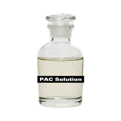 Campos petrolíferos Polí-cloreto de alumínio solução líquida pac planta de tratamento de água produtos químicos de tratamento de água Cas 1327 41 9 floculação na água