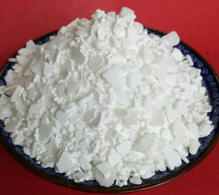 Produtos químicos avançados industriais do tratamento da água do floco do pó do Dihydrate do cloreto de cálcio da planta 74%