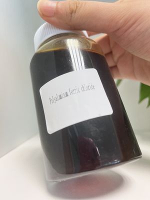 Tratamento de Águas Residuais Solução Química de Polialumínio Cloreto Férrico Pafc Marrom
