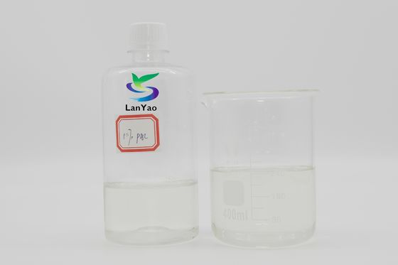 Produto químico para tratamento de águas industriais para soluções de tratamento de águas com um teor de 10%