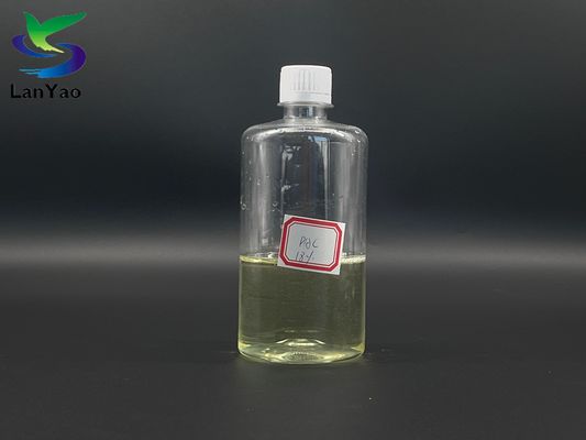 Tratamento de Água Transparente Amarelada PAC Liquefeito com 10-18% de Conteúdo para Eliminação Eficaz de COD BOD