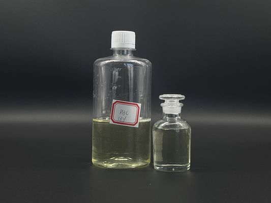 Tratamento de Água Transparente Amarelada PAC Liquefeito com 10-18% de Conteúdo para Eliminação Eficaz de COD BOD