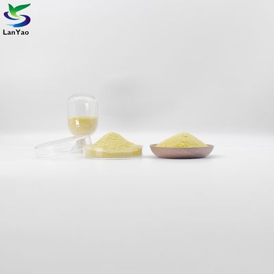 Sistema de tratamento de água potável sólida amarela para floculação