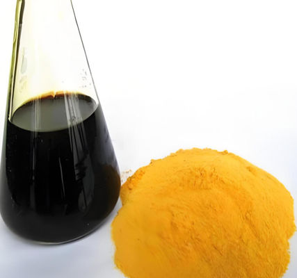 Tratamento de água com sulfato de ferro sólido amorfo amarelo claro para soluções de água limpa