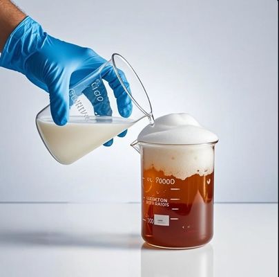 Agente desespumante estável para solubilidade fácil em água e soluções antiespumantes